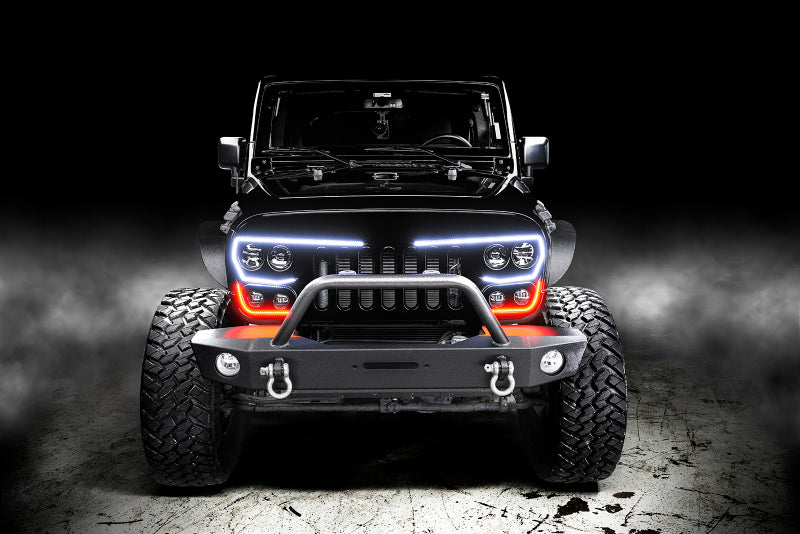 ORACLE Lighting Oracle VECTOR Series Full LED Grille - Jeep Wrangler JK - NA