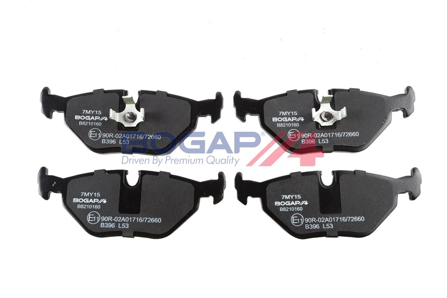 BOGAP B8210160 Brake Pad Set, Disc Brake | ML Performance Car Parts
