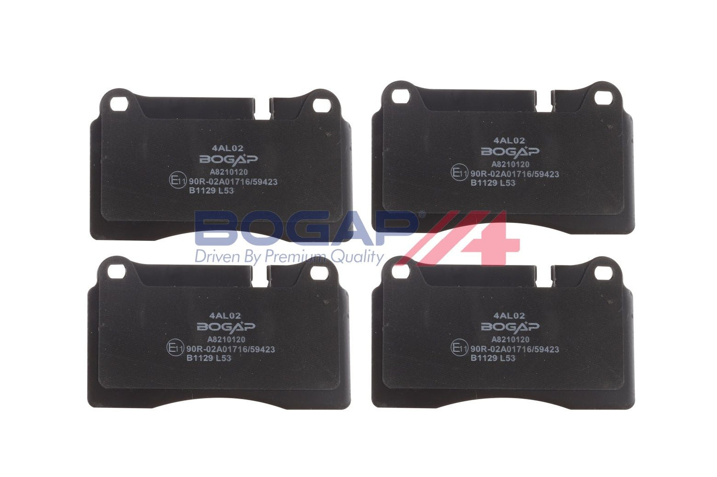 BOGAP A8210120 Brake Pad Set, Disc Brake | ML Performance Car Parts