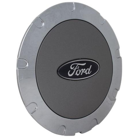 GENUINE FORD 1213712 FIESTA MK6 15" ALLOY WHEEL CENTRE CAP CHROME / GREY 01-08
