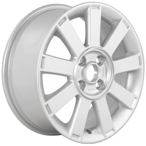GENUINE FORD 1333897 FIESTA MK6 FUSION 16" ALLOY WHEEL 9 SPOKE 6.5J SILVER 04-05
