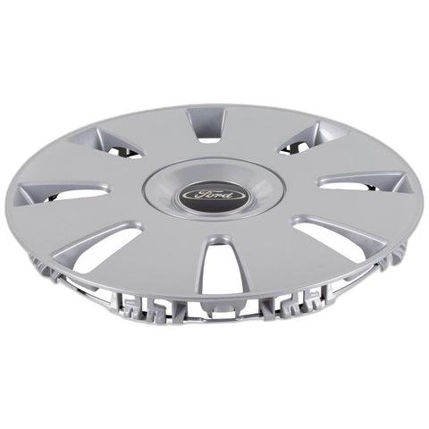GENUINE FORD 1357461 SET OF 4 SILVER WHEEL COVER TRIMS. FITS 16" STEEL WHEELS