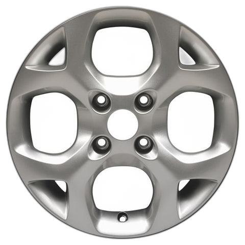 GENUINE FORD 1495709 FIESTA ALLOY WHEEL 15" 4-SPOKE Y DESIGN, SILVER