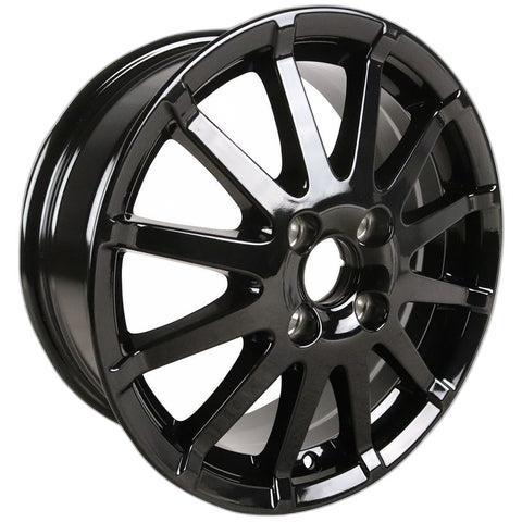 GENUINE FORD 1505627 FUSION FIESTA MK6 16" ALLOY WHEEL 12 SPOKE BLACK 2002-2008