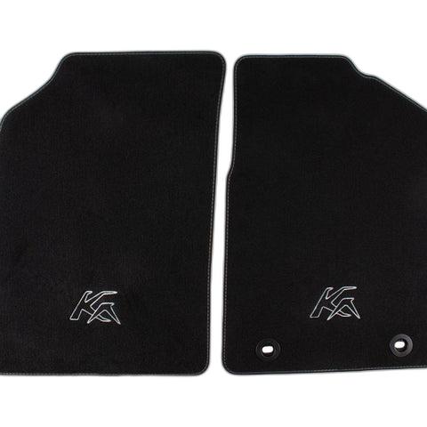 GENUINE FORD 1543888 KA VELOUR FLOOR MATS FRONT, BLACK