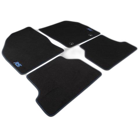 GENUINE FORD 1549989 FOCUS RS FRONT & REAR FLOOR MATS KIT VELOUR 2010-2011