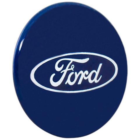 GENUINE FORD 1558652 KA MK2 14" 15" ALLOY WHEEL CENTRE CAP BLUE SINGLE 2008-2016