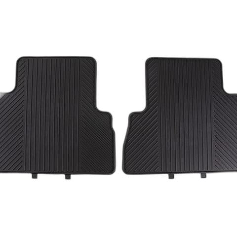 GENUINE FORD 1686206 C-MAX RUBBER FLOOR MATS REAR, BLACK, FOR SECOND SEAT ROW