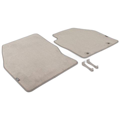 GENUINE FORD 1693726 C-MAX FRONT FLOOR MATS VELOUR GREY WITH BRACKET 2010-12