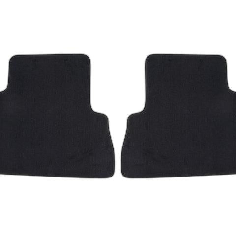 GENUINE FORD 1693733 C-MAX VELOUR FLOOR MATS REAR, BLACK, WITH BLACK NUBUK SURROUND, FOR SECOND SEAT ROW