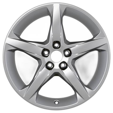 GENUINE FORD 1698635 x4 SET OF 4 FOCUS ST - FOCUS - C-MAX ALLOY WHEEL 18" 5-SPOKE DESIGN, SILVER, 2014 - 2021