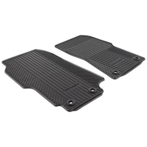 GENUINE FORD 1737031 TRANSIT MK7 FRONT RUBBER CONTOUR FLOOR MATS & CLIP 06-14