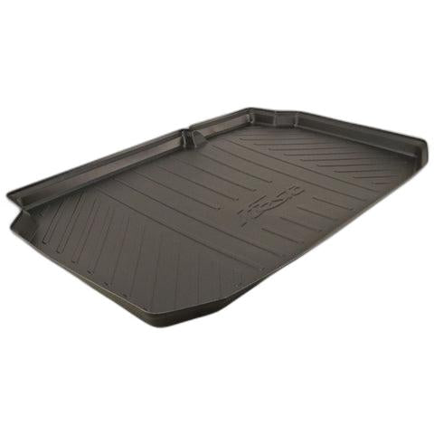 GENUINE FORD 1804541 FIESTA BOOT LINER TRAY STYLE WITH RAISED EDGES, TO FIT UNDERNEATH SECOND LOAD FLOOR, BLACK WITH FIESTA LOGO, 2012-2017