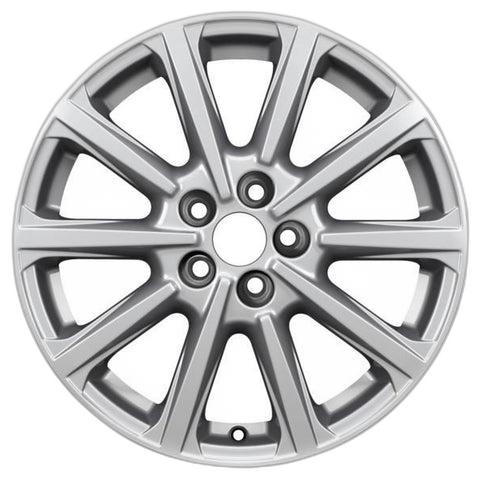 GENUINE FORD 1889410 x4 SET OF 4 S-MAX - GALAXY ALLOY WHEEL 17" 10-SPOKE DESIGN, SPARKLE SILVER, 2015 - 2021
