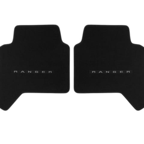 GENUINE FORD 1901709 RANGER VELOUR FLOOR MATS REAR, BLACK