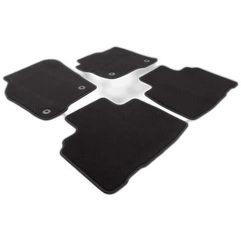 GENUINE FORD 1905277 EDGE VELOUR FLOOR MATS FRONT AND REAR, BLACK