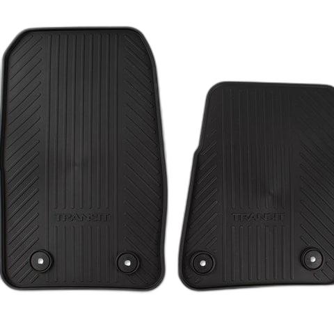 GENUINE FORD 1945226 TOURNEO CUSTOM RUBBER FLOOR MATS FRONT, BLACK