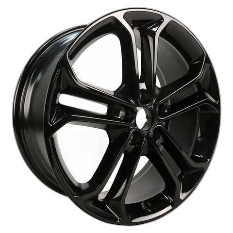GENUINE FORD 2014779 x4 SET OF 4 FOCUS ALLOY WHEEL 19" 5 X 2-SPOKE DESIGN, PANTHER BLACK 09/2014 - 03/2018