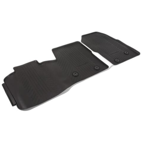 GENUINE FORD 2047028 TRANSIT CUSTOM & TRANSIT RUBBER FLOOR MATS FRONT, BLACK, MANUAL TRANSMISSION ONLY
