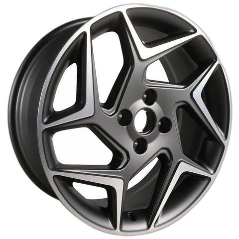 GENUINE FORD 2169247 FIESTA ST 18" ALLOY WHEEL 7.5J 5X2 SPOKE MAGNETITE MACHINED 2018 - ONWARD