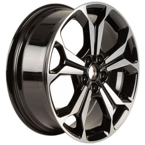 GENUINE FORD 2225984 FOCUS ALLOY WHEEL 18" 5 X 2-SPOKE Y DESIGN, BLACK MACHINED