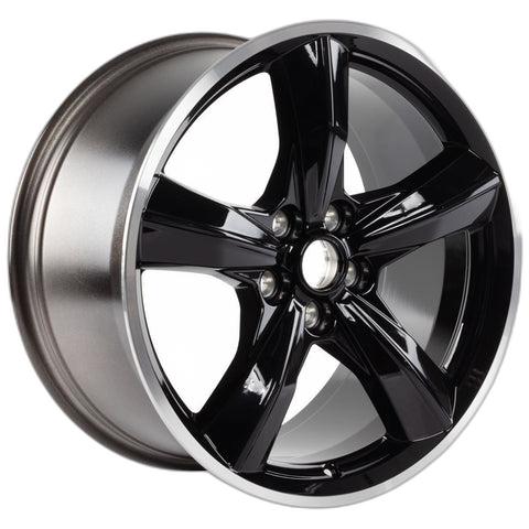 GENUINE FORD 2231542 MUSTANG 19" REAR ALLOY WHEEL 5 SPOKE BULLITT BLACK FINISH