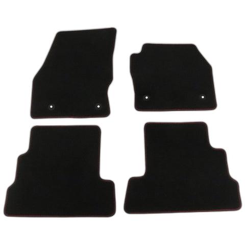 GENUINE FORD 2236077 KUGA MK2 FRONT & REAR CARPET FLOOR MATS W/ RED PIPING