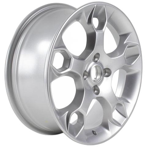 GENUINE FORD 2237319 GENUINE FIESTA 17" ALLOY WHEEL, 5 SPOKE, Y DESIGN, SILVER, 2008 - 2012