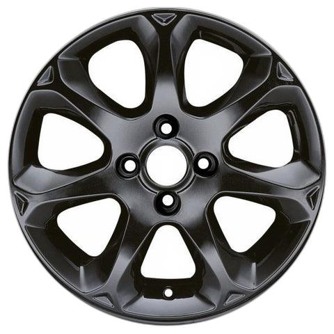 GENUINE FORD 2237343 x4 SET OF 4 FIESTA ALLOY WHEEL 16" 7-SPOKE DESIGN, PANTHER BLACK 09/2008 - 10/2012