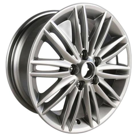 GENUINE FORD 2237376 x4 SET OF 4 FOCUS - C-MAX ALLOY WHEEL 16" 10 X 2-SPOKE PREMIUM DESIGN, SILVER, 2010 - 2021