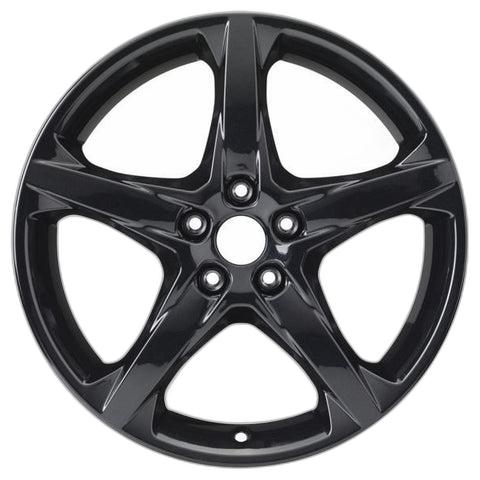 GENUINE FORD 2237398 x4 SET OF 4 FOCUS ST - FOCUS - C-MAX ALLOY WHEEL 18" 5-SPOKE DESIGN, ABSOLUTE BLACK, 2014 - 2021