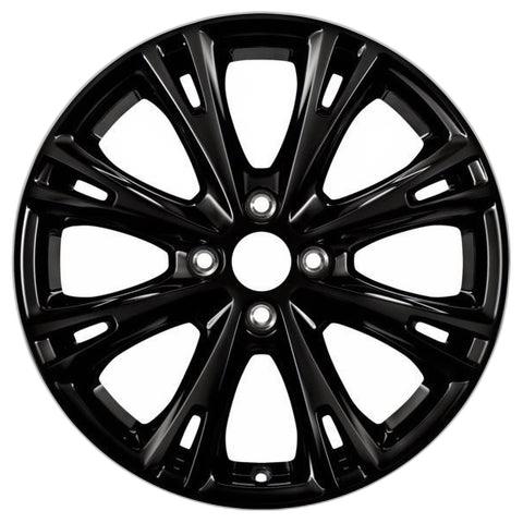 GENUINE FORD 2238231 x4 SET OF 4 FIESTA ALLOY WHEEL 17" 8-SPOKE DESIGN BLACK 2014 - 2019