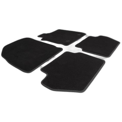 GENUINE FORD 2239009 ECOSPORT VELOUR FLOOR MATS FRONT AND REAR, BLACK