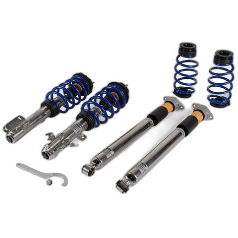 GENUINE FORD 2317814 FIESTA ST COILOVER SUSPENSION KIT STAINLESS STEEL WITH POWDER COATED SPRINGS IN FORD PERFORMANCE BLUE 2017 - ONWARD