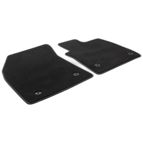 GENUINE FORD 2438118 FOCUS FRONT CONTOUR FLOOR MATS MANUAL VELOUR MOSS 2018-