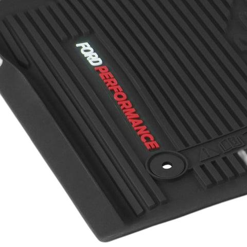 GENUINE FORD 2587147 RANGER RUBBER FLOOR MATS FRONT, BLACK