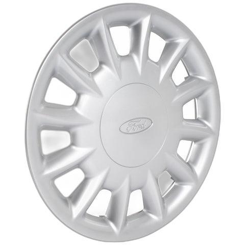 GENUINE FORD 7307154 ESCORT MK6 14" STEEL WHEEL TRIM COVER SILVER X1 95-00