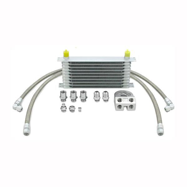 Mishimoto 07-11 Jeep Wrangler JK Oil Cooler Kit - Silver