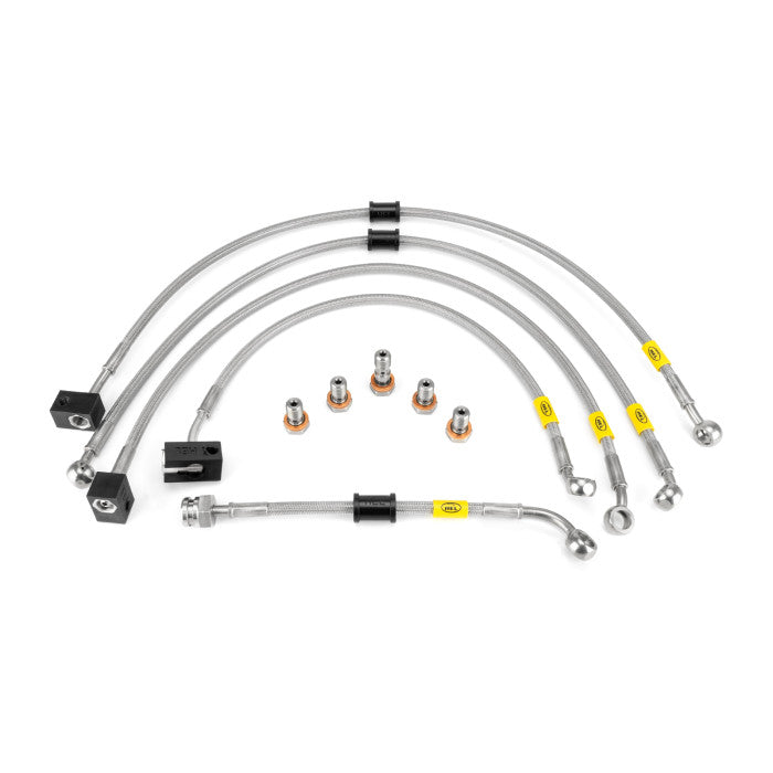 HEL Performance HBF7008 Flexible ABS Replacement Brake Lines Stainless Steel Braided