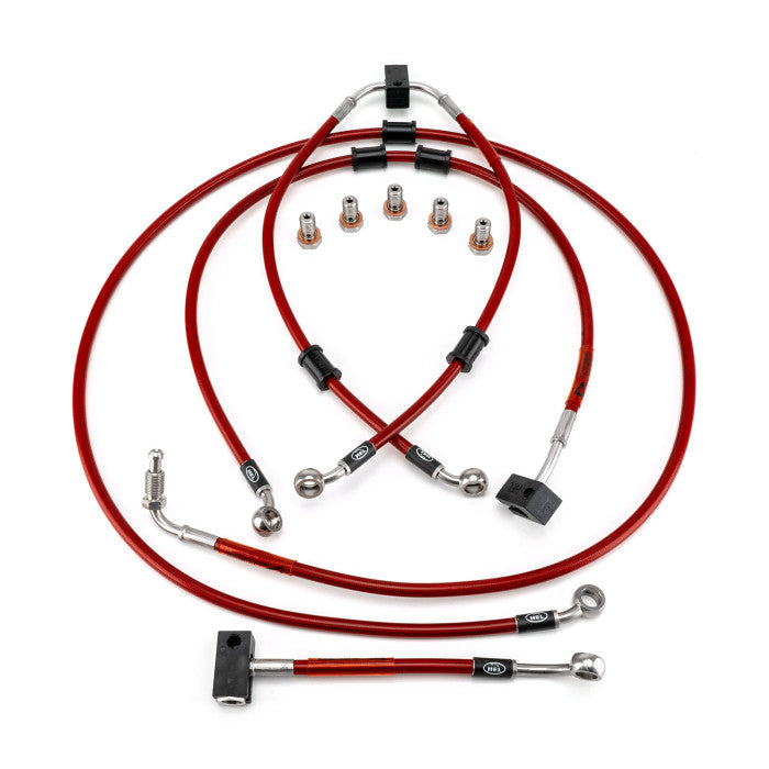 HEL Performance HBF7012 Flexible ABS Replacement Brake Lines Stainless Steel Braided