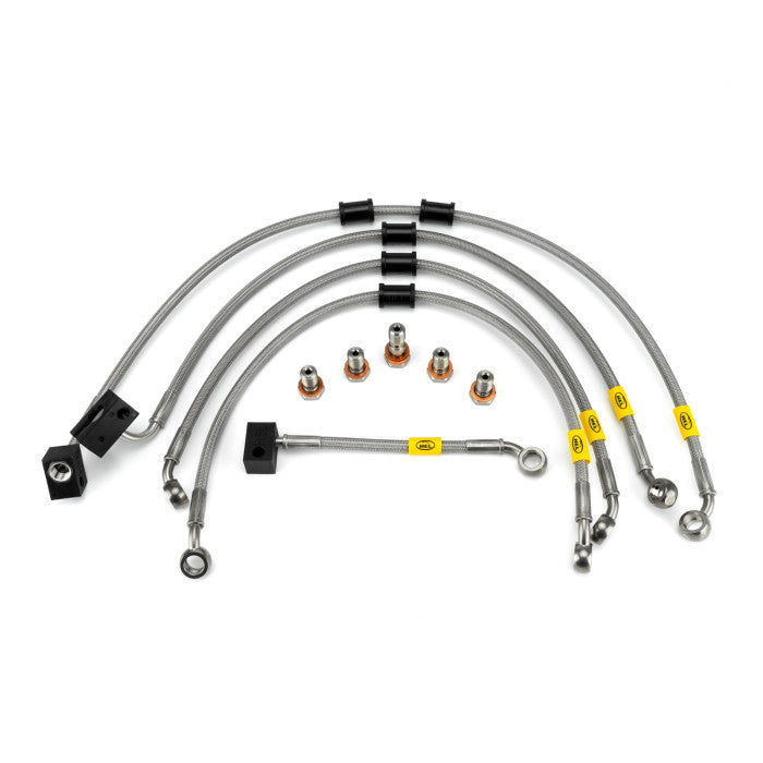 HEL Performance HBF7099 Flexible ABS Replacement Brake Lines Stainless Steel Braided