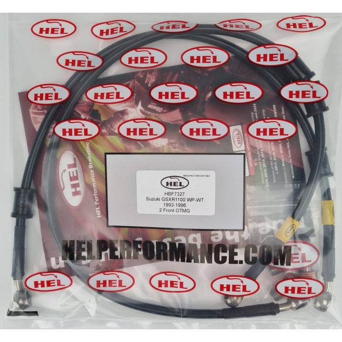 HEL Performance CL-HBF7327-FRONT Over The Mudguard Braided Brake Lines