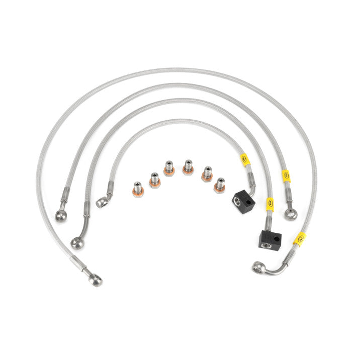 HEL Performance HBF9020 Flexible ABS Replacement Brake Lines Stainless Steel Braided