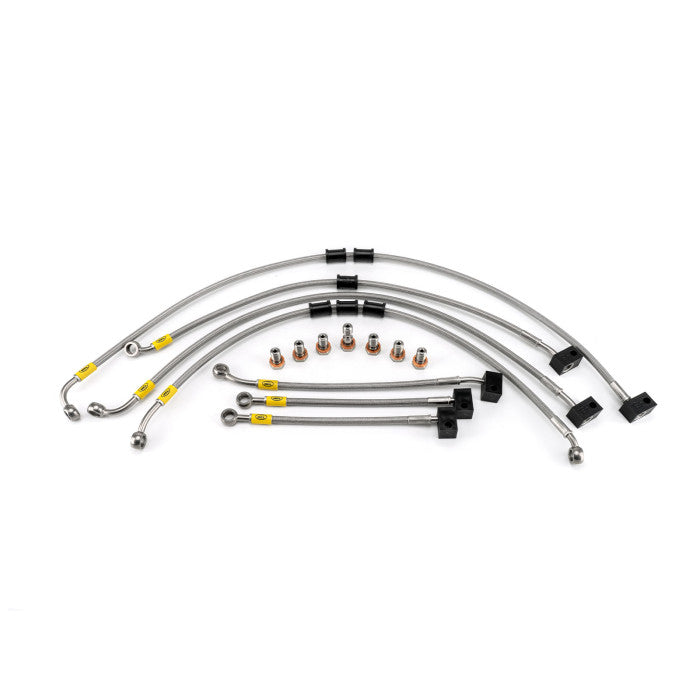 HEL Performance HBF9039 Flexible ABS Replacement Brake Lines Stainless Steel Braided