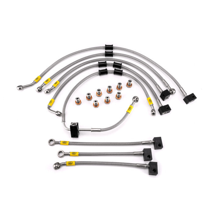 HEL Performance HBF9559 Flexible ABS Replacement Brake Lines Stainless Steel Braided