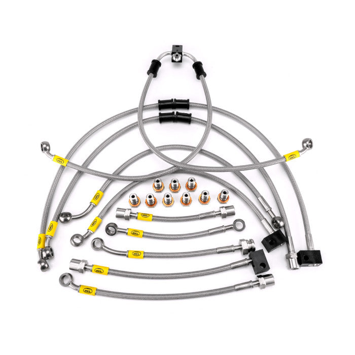 HEL Performance HBF9662 Flexible ABS Replacement Brake Lines Stainless Steel Braided | ML Performance Car Parts
