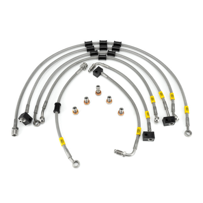 HEL Performance HBF9771 Flexible ABS Replacement Brake Lines Stainless Steel Braided