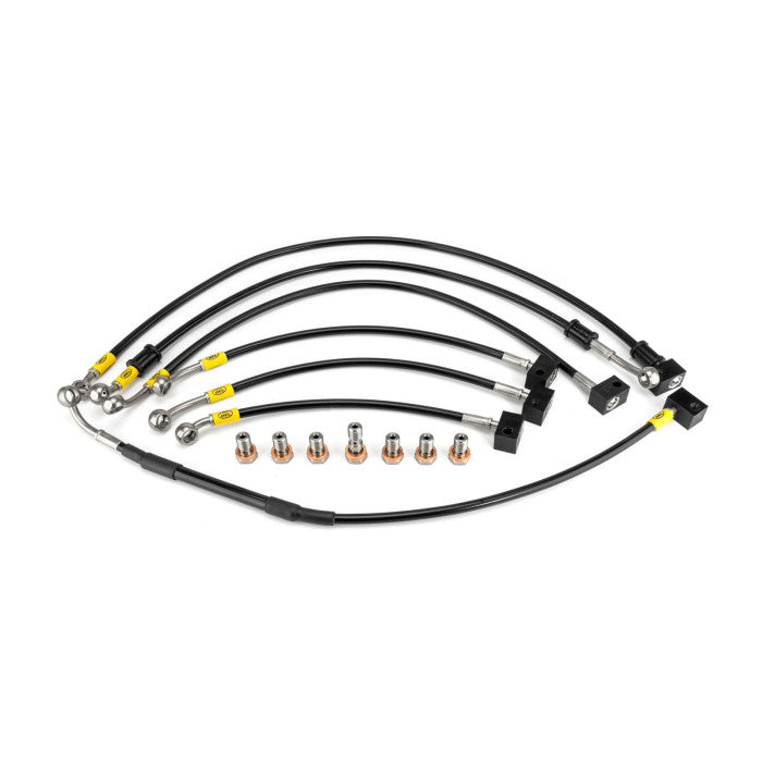 HEL Performance HBF9780 Flexible ABS Replacement Brake Lines Stainless Steel Braided