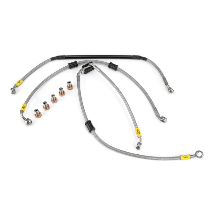 HEL Performance HBF2057 Flexible ABS Replacement Brake Lines Stainless Steel Braided