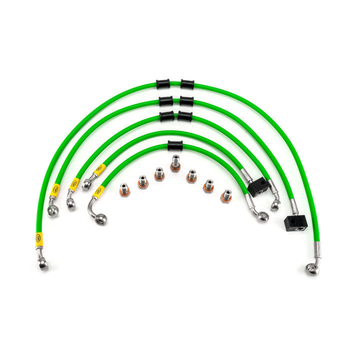 HEL Performance HBF4007 Flexible ABS Replacement Brake Lines Stainless Steel Braided